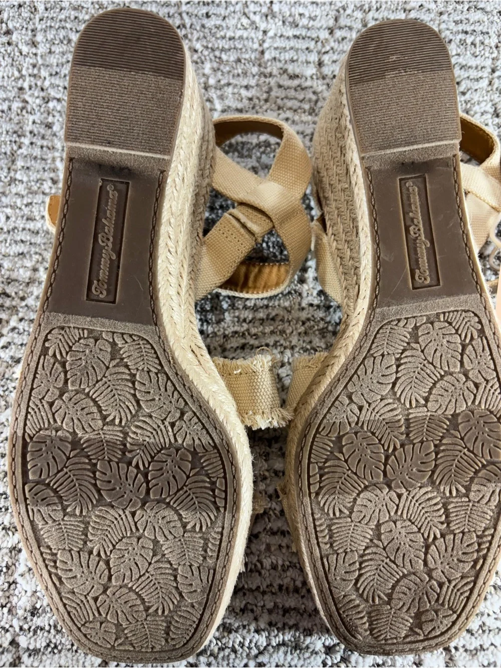 NEW Tommy Bahama Size 8.5 Bethany Espadrille Wedge Sandals
